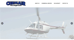 Desktop Screenshot of chemairhelicopters.com